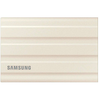 Внешний SSD-накопитель 1Tb Samsung T7 Shield MU-PE1T0K/WW (SSD) USB 3.2 Type C Бежевый