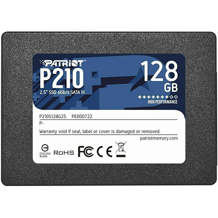 Внутренний SSD-накопитель 128Gb Patriot Memory P210 P210S128G25 SATA3 2.5"