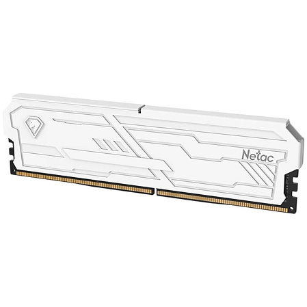 Модуль памяти DIMM 32Gb 2х16Gb DDR4 PC25600 3200MHz Netac Shadow III White (NTSHD4P32DP-32W)