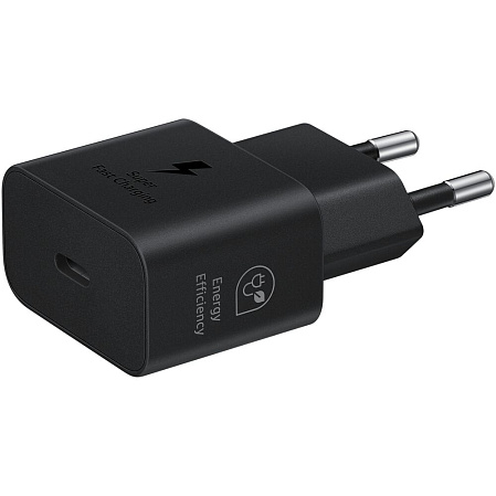 Сетевое зарядное устройство Samsung EP-TA2510 25W Type C, черное