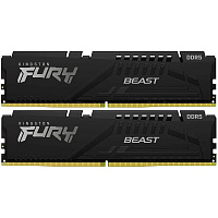 Модуль памяти DIMM 16Gb 2х8Gb DDR5 PC48000 6000MHz Kingston Fury Beast Black EXPO (KF560C36BBEK2-16)