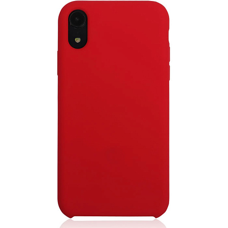Чехол для Apple iPhone Xr Brosco Softrubber, накладка, красный