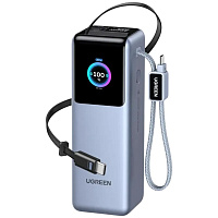 Внешний аккумулятор Ugreen PB728 (75702B) 25000mAh 200W Grey
