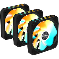 Вентилятор 120x120 Gigabyte 120 ARGB Reverse fan blade PWM 600-2200rpm (3-Pack) Black