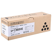 Картридж Ricoh SP C360HE Black для SP C360DNw/SP C360SNw/SP C360SFNw/SP C361SFNw. (7000стр) 408184