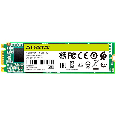Внутренний SSD-накопитель 480Gb A-Data Ultimate SU650 (ASU650NS38-480GT-C) M.2 2280 SATA3