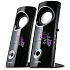 2.0 Колонки SVEN 245 Glamour 2*2W Black USB