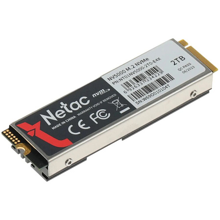 Внутренний SSD-накопитель 2000Gb Netac NV5000 NT01NV5000-2T0-E4X M.2 2280 PCIe NVMe 4.0 x4