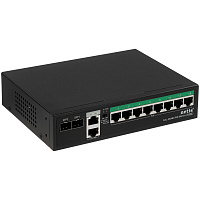 Коммутатор Netis P112GS (L2) 10x1Гбит/с 2SFP 8PoE+120W неуправляемый