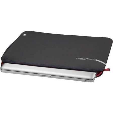 15.6" Чехол для ноутбука Hama Neoprene серый/красный неопрен