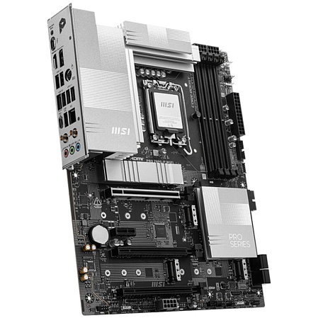 Материнская плата MSI Pro Z890-P WiFi Z890 Soc-1851 4xDDR5, 4xSATA3, RAID, 4хM.2, 4xPCI-E16x, 3xUSB3.2, 2xUSB3.2 Type C, DP, HDMI, WiFi, 5Glan, ATX