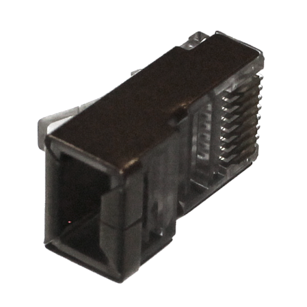RJ45 коннектор (обжимной) FTP кабеля 5e экранированный