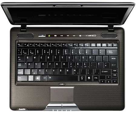 Ноутбук Toshiba Satellite U500-1DQ Core i3 330M/4Gb/320Gb/DVD/G310M/WiFi/BT/cam/13.3"/Win 7 HP
