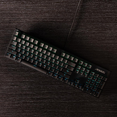 Клавиатура Gigabyte AORUS K1 Gaming Keyboard Black USB