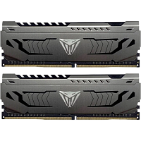 Модуль памяти DIMM 32Gb 2х16Gb DDR4 PC25600 3200MHz Patriot Memory Viper Steel XMP 2.0 (PVS432G320C6K)