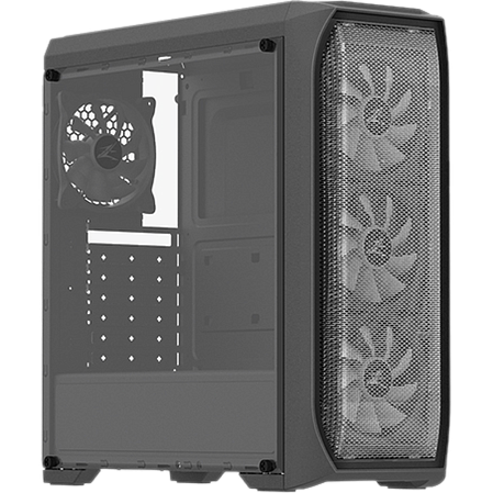 Корпус ATX Miditower Zalman N5 MF Black