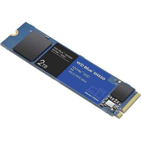 Внутренний SSD-накопитель 2000Gb Western Digital Blue SN550 (WDS100T2B0C) M.2 PCIe NVMe 3.0 x4