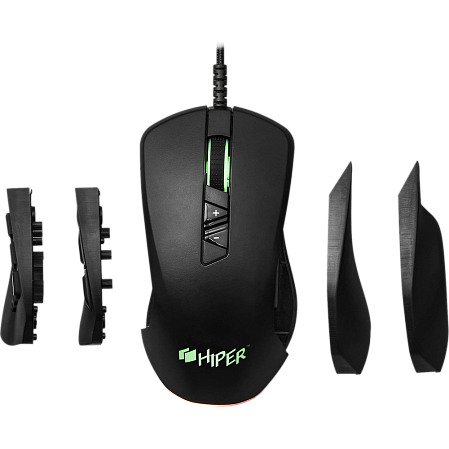 Мышь Hiper Quantum QM-2 Black проводная