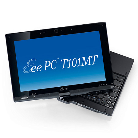 Нетбук Asus EEE PC T101MT (1B) N570/2Gb/320Gb/No ODD/WiFi/cam/10.1"/4900mAh/Win7 Starter/black