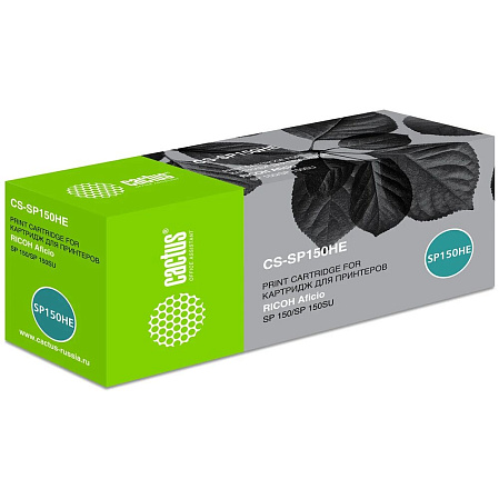 Картридж Cactus CS-SP150HE 408010 черный для Ricoh Aficio SP 150/SP 150SU (1500стр.)