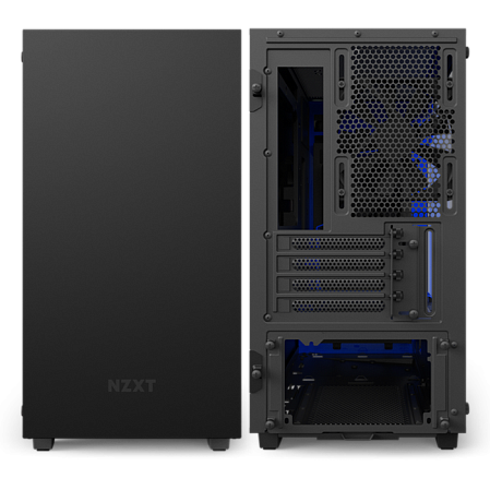 Корпус MicroATX Miditower NZXT H400i Smart CA-H400W-BL Black/Blue