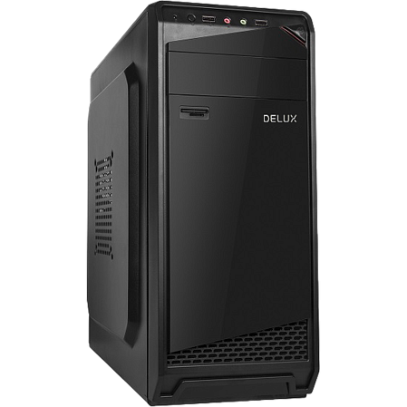 Корпус ATX Miditower Delux DW605 450W Black