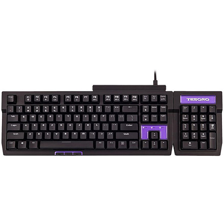 Клавиатура Tesoro Tizona Bundle Black (Tizona + Tizona Numpad) Brown