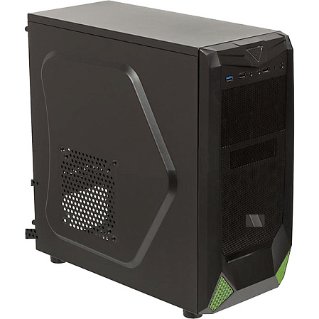 Корпус ATX Miditower Accord SA-01B Black