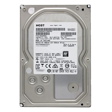 4Tb Western Digital (HUS726040ALE614 0F23025) 128Mb 7200rpm SATA3 Ultrastar 7K6000