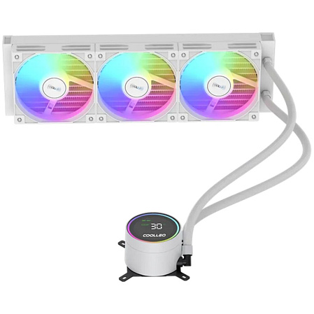 Система водяного охлаждения Coolleo ICE Fairy DIG 360 Lite WH White (DIG-360-LITE-WH) S115x/1200/1700/1851, AM4/AM5