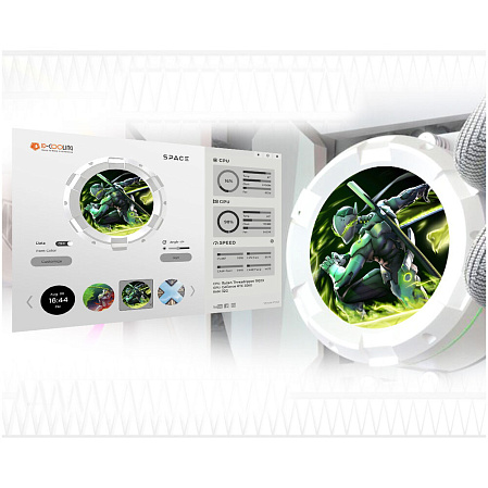 Система водяного охлаждения ID-Cooling SL240 White 1150/1155/S1156/1151/1200/1700, AM4/AM5