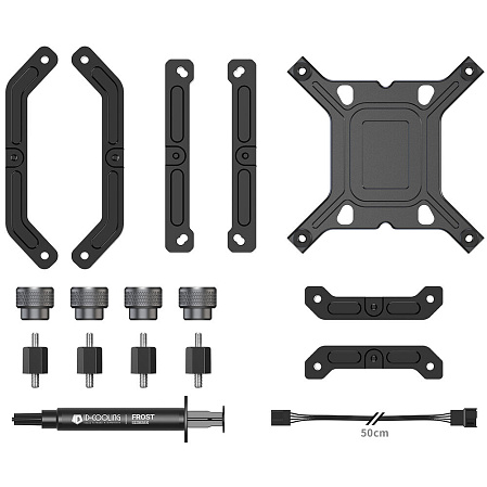 Система водяного охлаждения ID-Cooling DX240 Max ARGB Black 1150/1155/S1156/1151/1200/1700, AM4/AM5