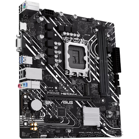 Материнская плата ASUS Prime H610M-K H610 Socket-1700 2xDDR5, 4xSATA3, 1xM.2, 1xPCI-E16x, 2xUSB3.2, D-Sub, HDMI, Glan, mATX