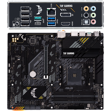 Материнская плата ASUS TUF Gaming B550-Pro B550 Socket AM4 4xDDR4, 6xSATA3, RAID, 2xM.2, 2xPCI-E16x, 3xUSB3.2, 1xUSB3.2 Type C, DP, HDMI, 2.5Glan, ATX