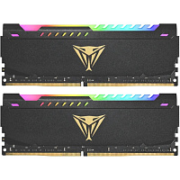 Модуль памяти DIMM 32Gb 2х16Gb DDR4 PC25600 3200MHz Patriot Memory Viper Steel RGB (PVSR432G320C8K)