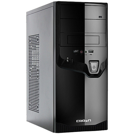 Корпус ATX Miditower Crown CMC-SM602 500W (CM-PS500w smart) black/silver