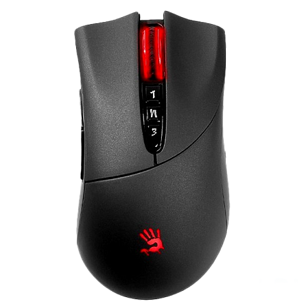 Мышь беспроводная A4Tech Bloody R3 metal feet Black беспроводная