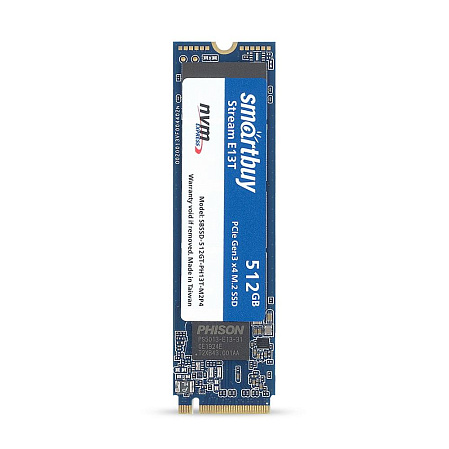 Внутренний SSD-накопитель 512Gb Smartbuy Stream E13T SBSSD-512GT-PH13T-M2P4 M.2 2280 PCIe NVMe 3.0 x4
