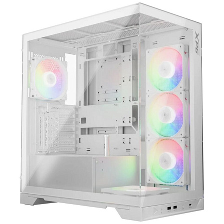 Корпус ATX Miditower XPG Invader X White RGB