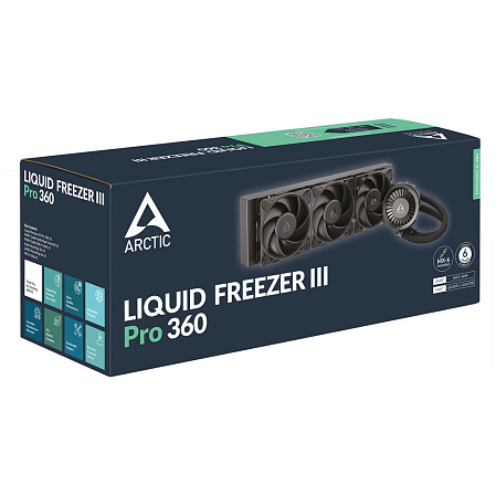Система водяного охлаждения Arctic Cooling Liquid Freezer III Pro 360 Black ACFRE00180A S1700/1851, AM4/AM5