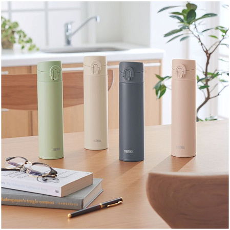 THERMOS Термокружка JNI-404 MTGY, серый, 0,4 л.