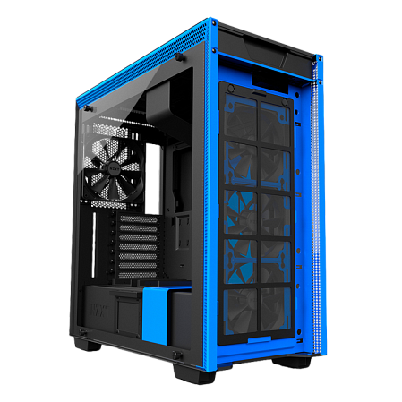Корпус ATX Miditower NZXT H700 CA-H700B-BL Black/Blue