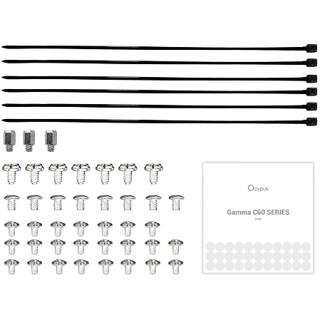 Корпус ATX Miditower Ocypus Gamma C60 WH White