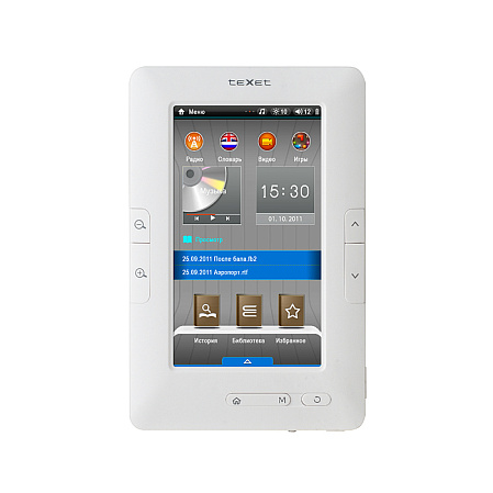 Электронная книга Texet TB-434HD белый