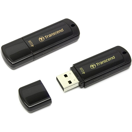 USB Flash накопитель 4GB Transcend JetFlash 350 (TS4GJF350) USB 2.0 Черный