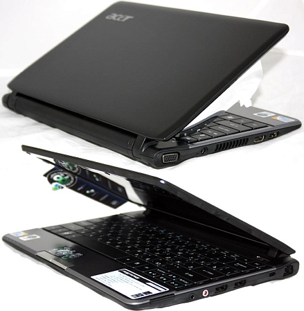 Ноутбук Acer Aspire TimeLine 1810TZ-413G32i SU4100/3/320/WiMax/11.6"/Win7 HP/black (LX.PKP02.001)
