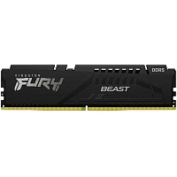 Модуль памяти DIMM 32Gb DDR5 PC48000 6000MHz Kingston Fury Beast Black XMP (KF560C36BBE2-32)