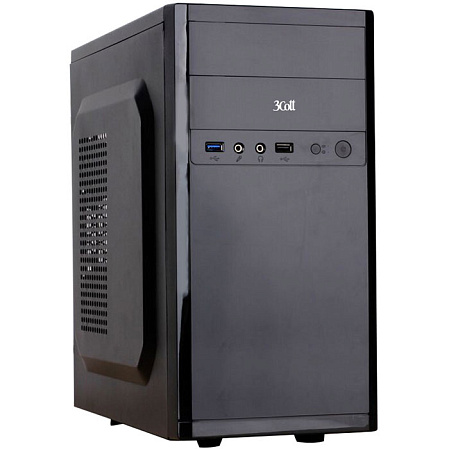 Корпус MicroATX Minitower 3Cott R833 (3C-MATX-R833) 400W Black