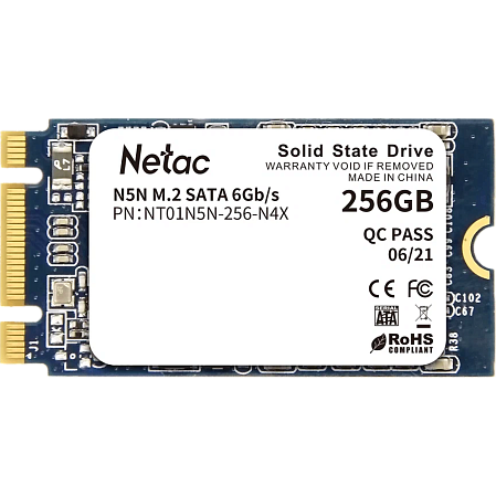 Внутренний SSD-накопитель 256Gb Netac N5N NT01N5N-256-N4X M.2 2242 SATA3