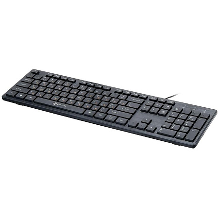 Клавиатура Oklick 500M Black slim Multimedia